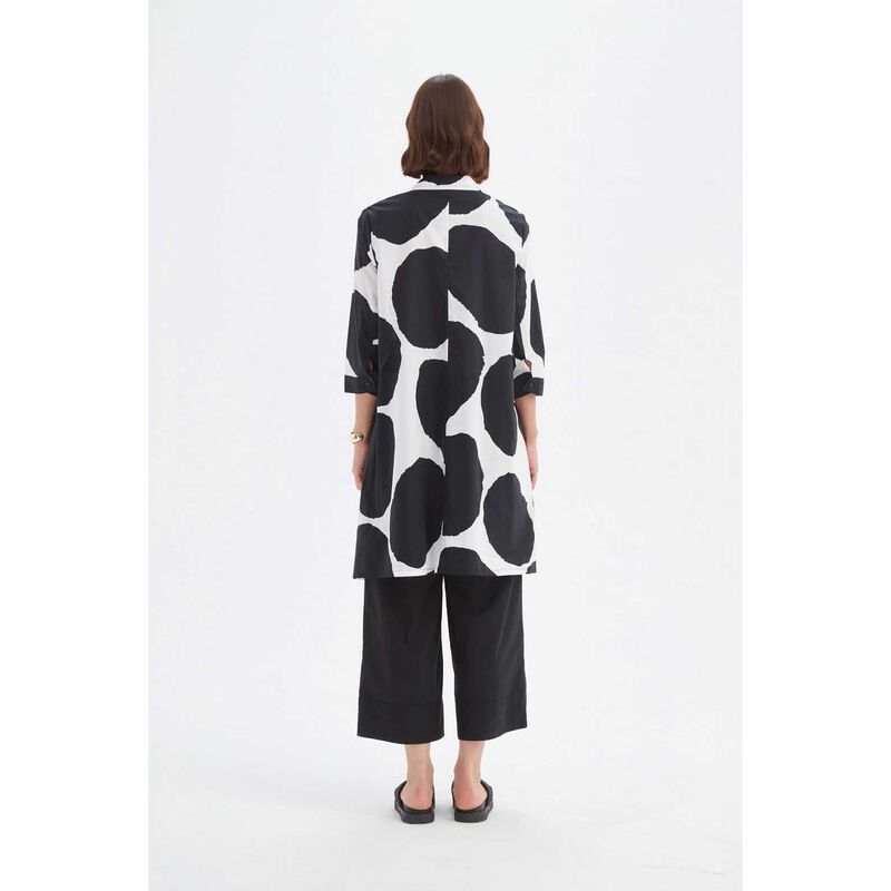 TIRELLI Handerkerchief Hem Print Shirt image number 1